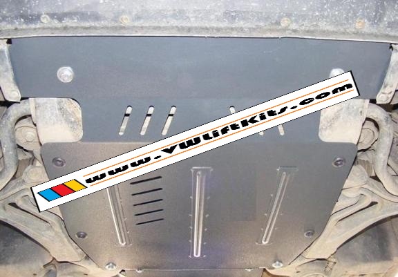 Bolt-on Rally Style Skid Plate for VW Touareg.